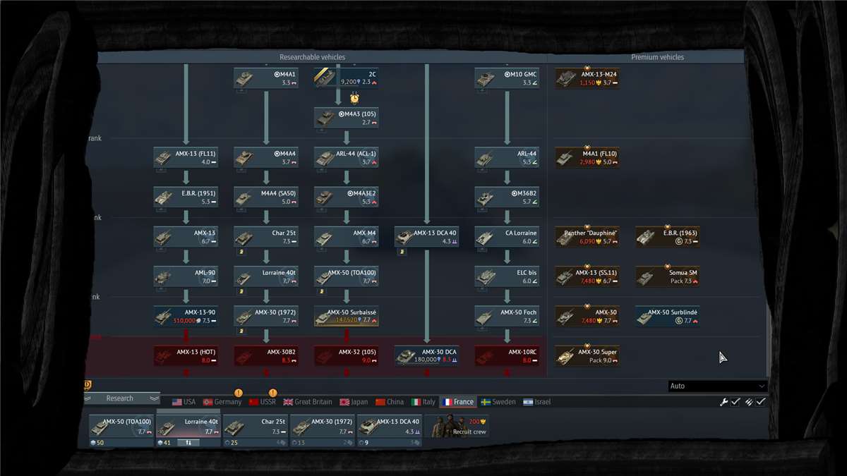 Versatile account, with all kinds of tanks